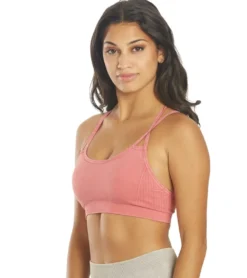 NUX Levitate Seamless Mineral Wash Yoga Sports Bra