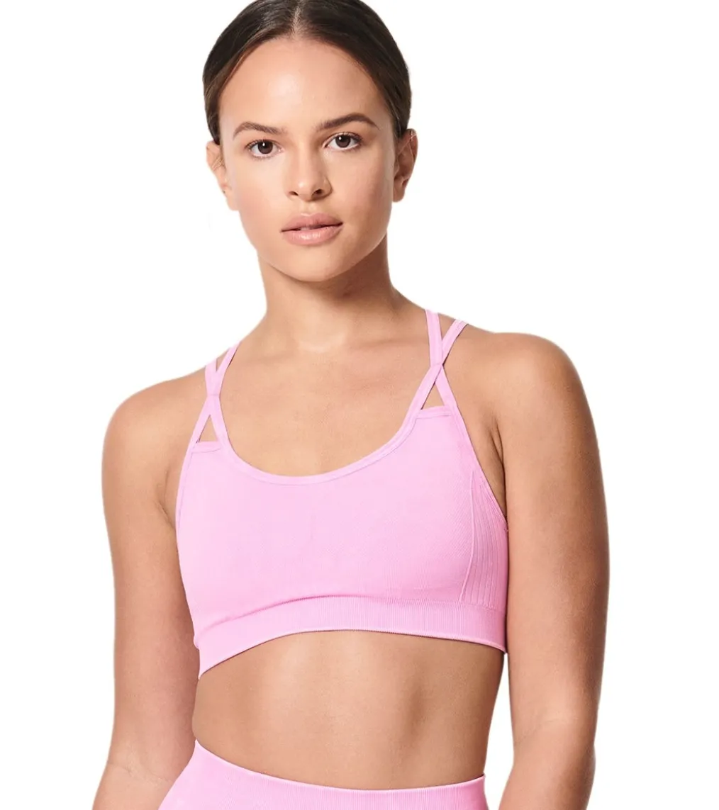 NUX Levitate Seamless Mineral Wash Yoga Sports Bra
