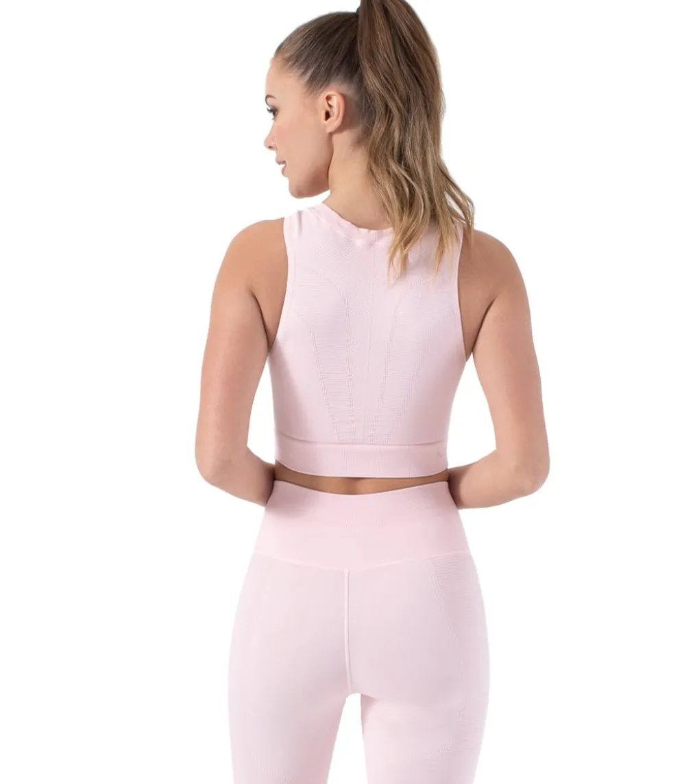 NUX One By One Seamless Yoga Crop Top