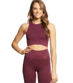 NUX One By One Seamless Yoga Crop Top