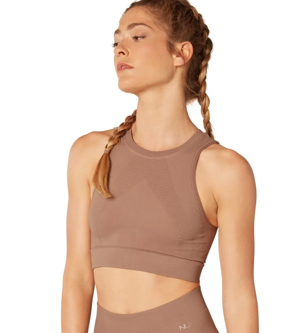 NUX One By One Seamless Yoga Crop Top
