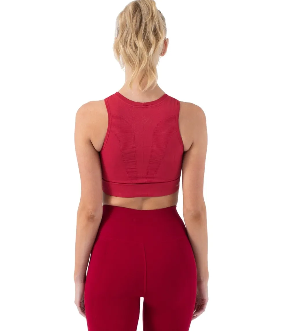 NUX One By One Seamless Yoga Crop Top