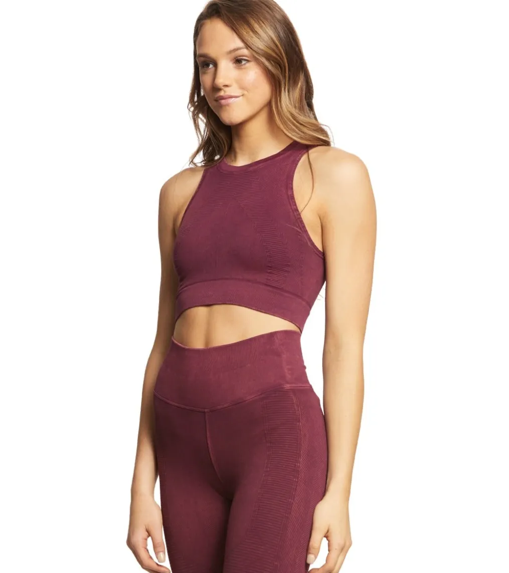 NUX One By One Seamless Yoga Crop Top