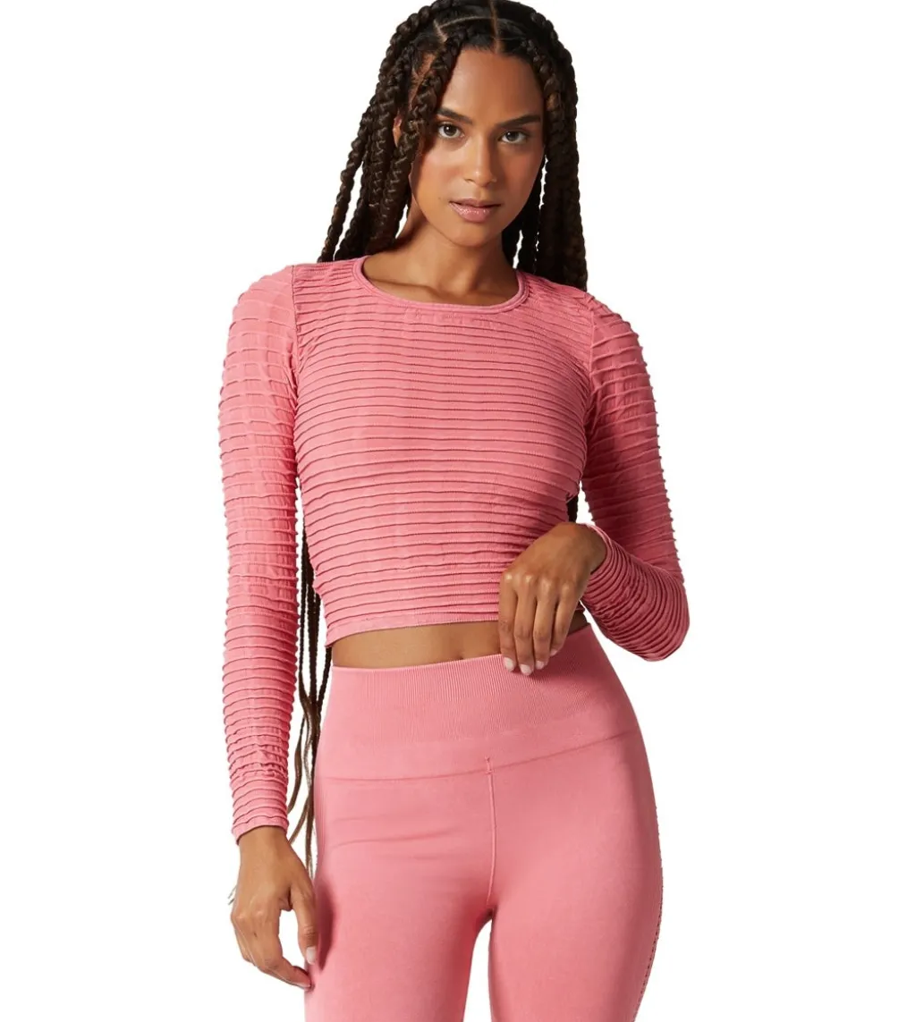 NUX Pucker Up Long Sleeve Mineral Wash