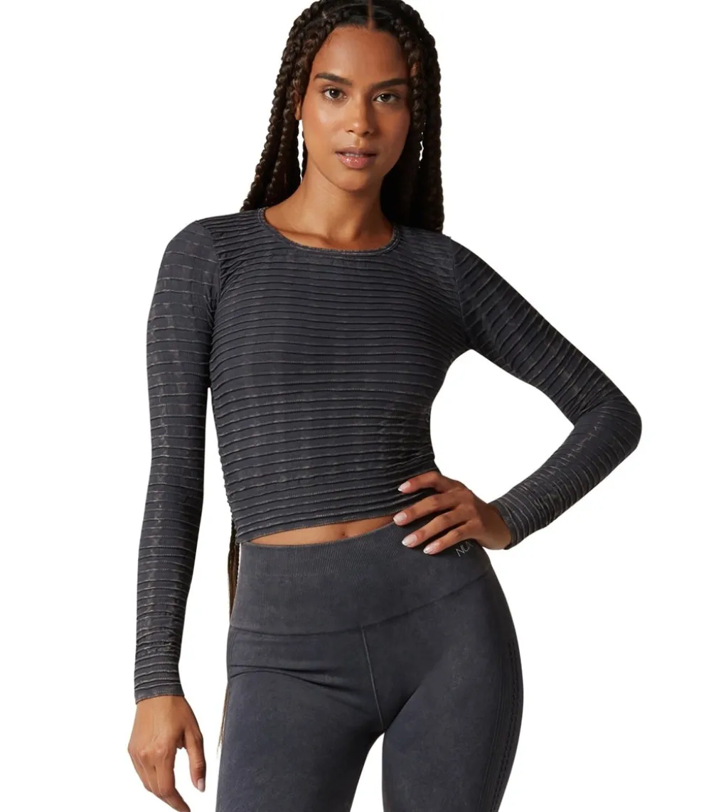 NUX Pucker Up Long Sleeve Mineral Wash