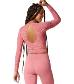 NUX Pucker Up Long Sleeve Mineral Wash