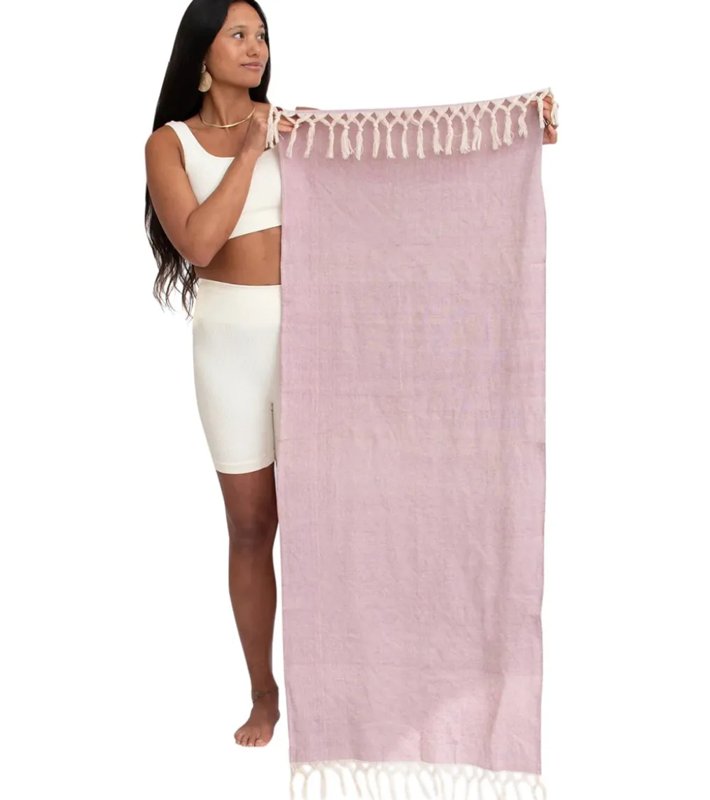 Oko Living Naturally Dyed Herbal Yoga Mat Towel