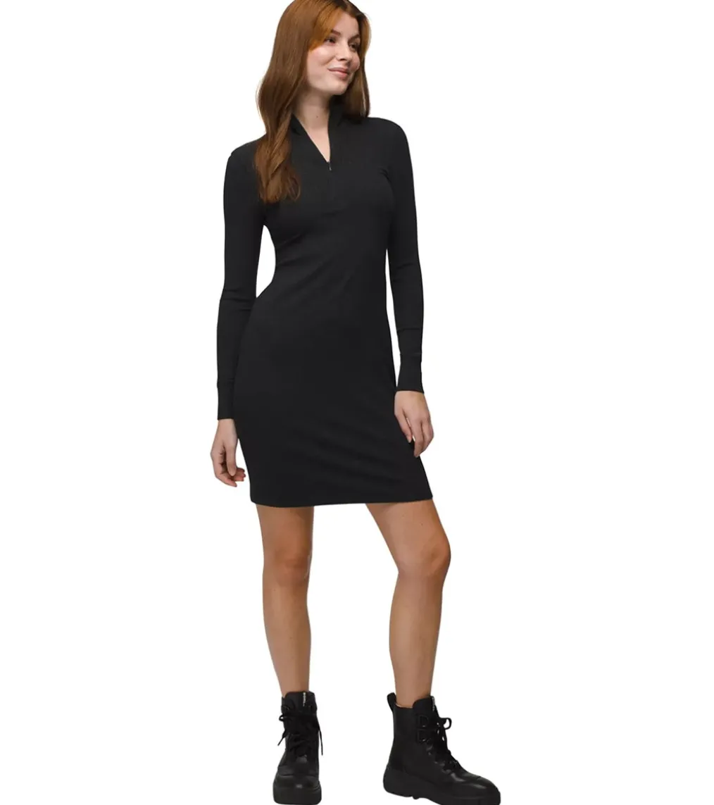 prAna Foundation Rib Long Sleeve Dress