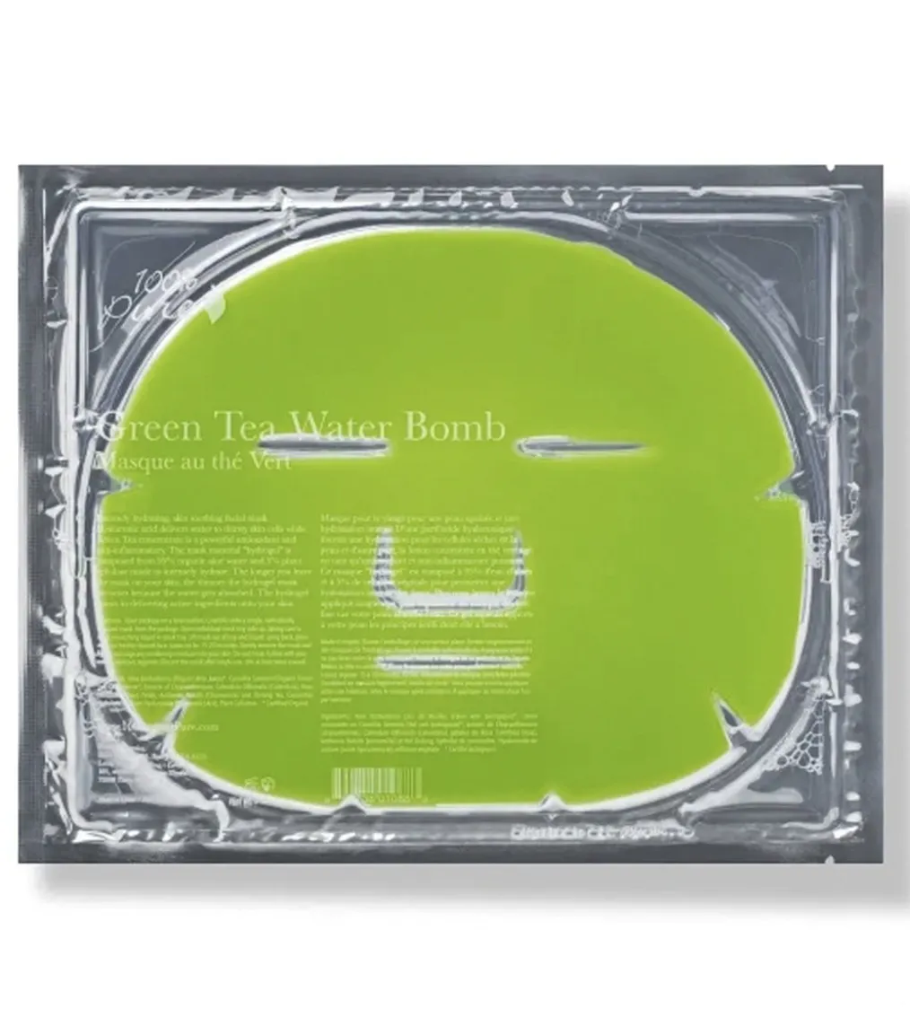 100% Pure Green Tea Water Bomb Sheet Mask