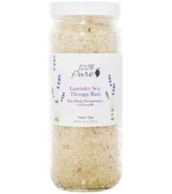 100% Pure Lavender Sea Therapy Bath Soak 15 oz.