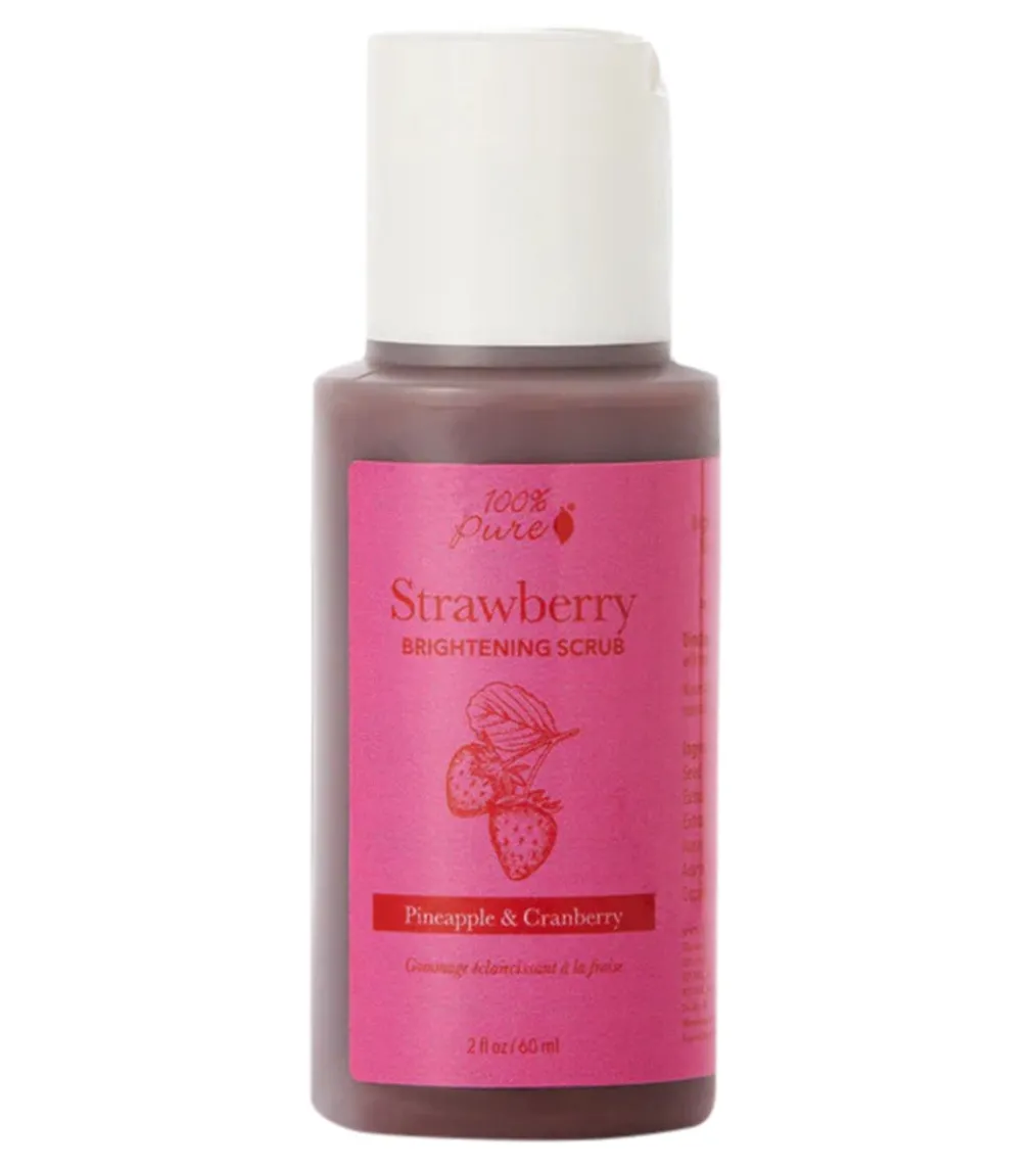 100% Pure Strawberry Brightening Scrub