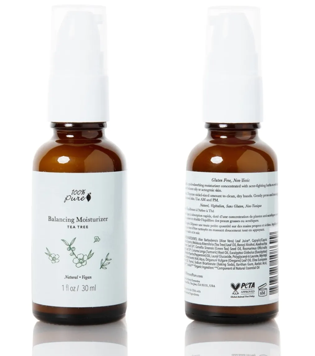 100% Pure Tea Tree Balancing Moisturizer 1 oz.