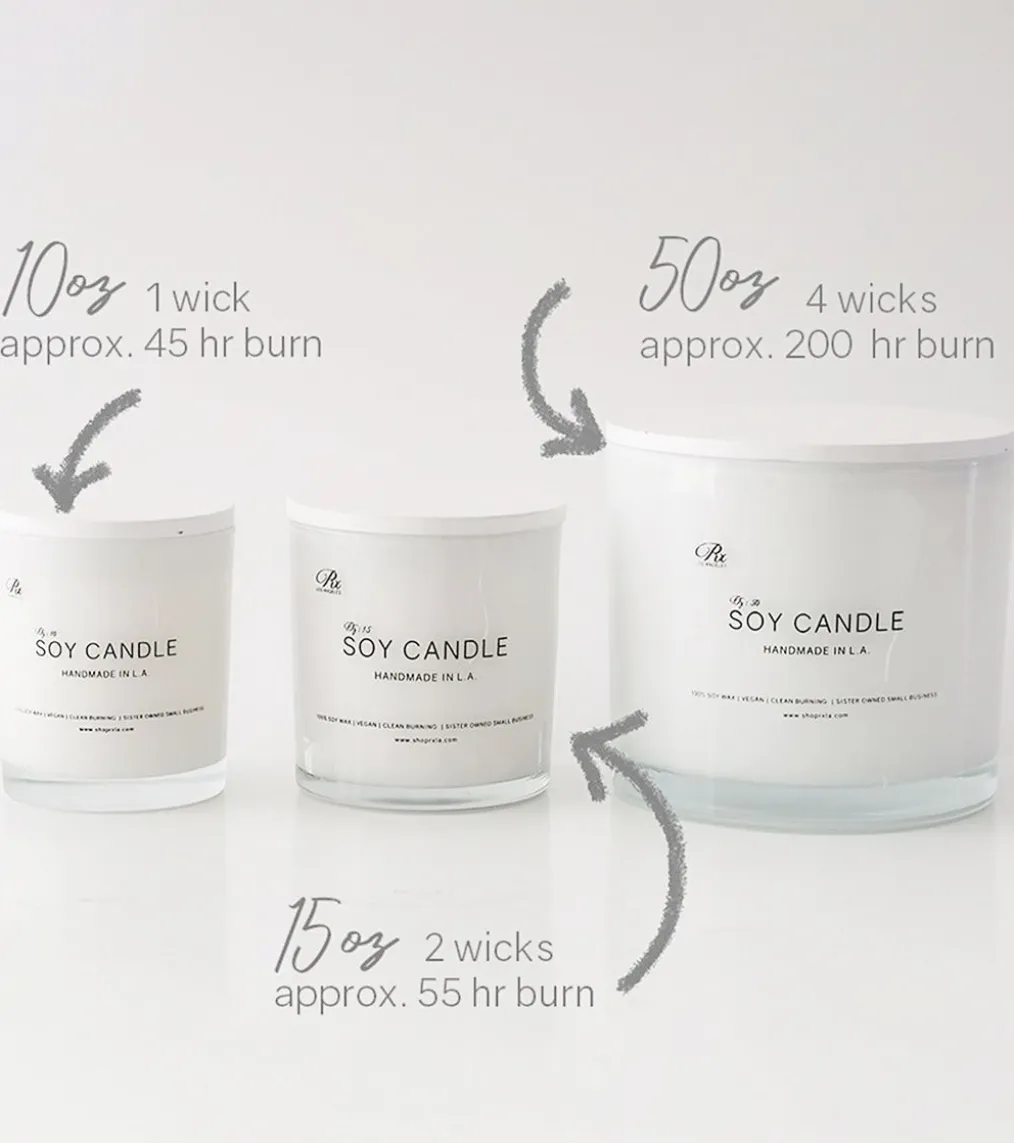 RXLA Bora Bora Soy Candle, 15 oz