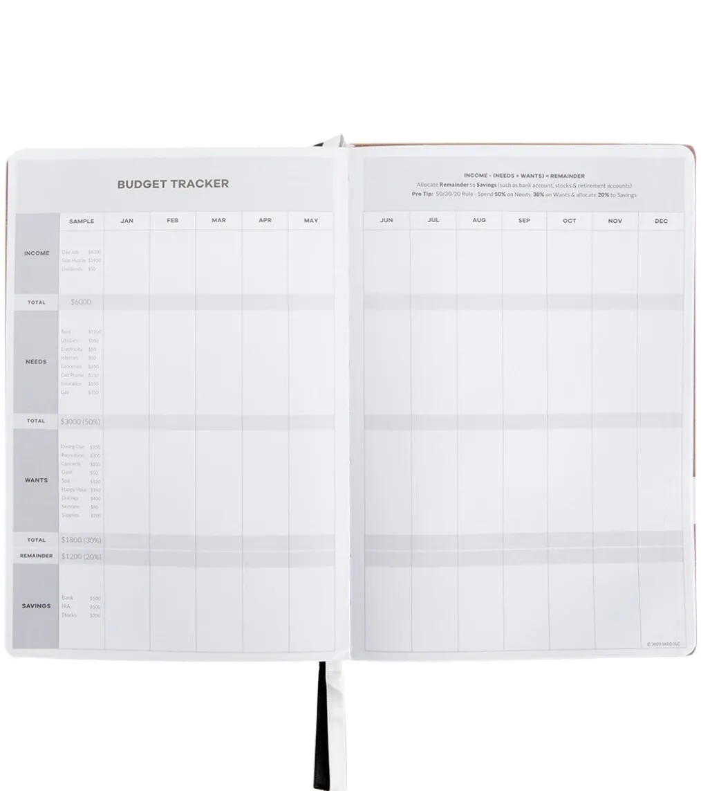 Sked Planner Small Rose Gold Planner