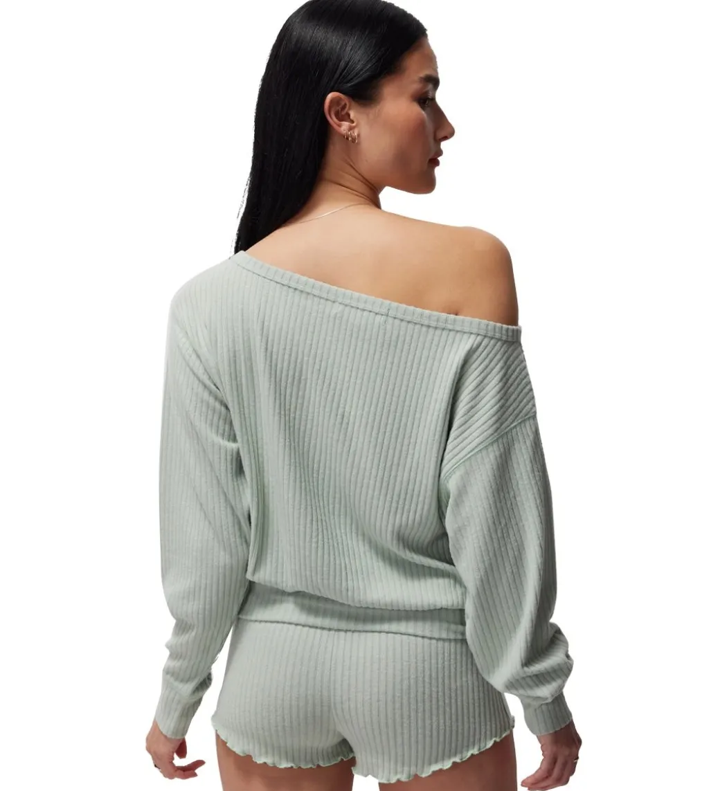 Spiritual Gangster Ballet Rib Banded Hem Vida