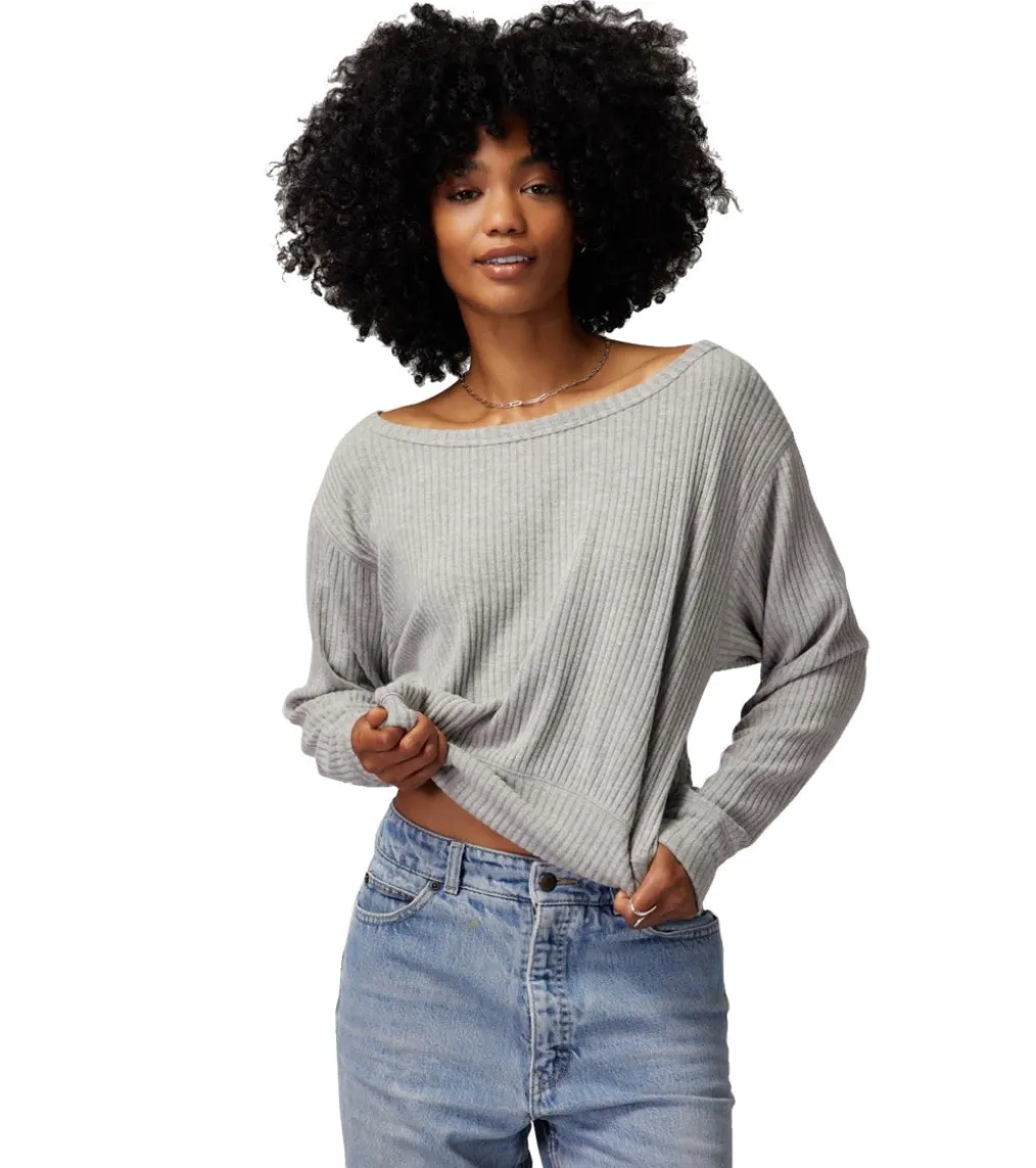 Spiritual Gangster Ballet Rib Banded Hem Vida