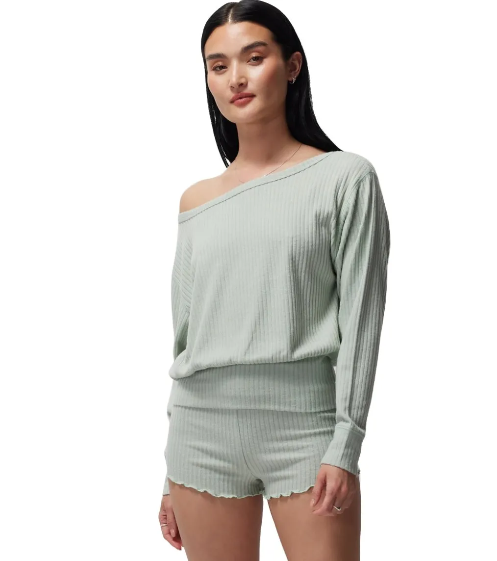 Spiritual Gangster Ballet Rib Banded Hem Vida