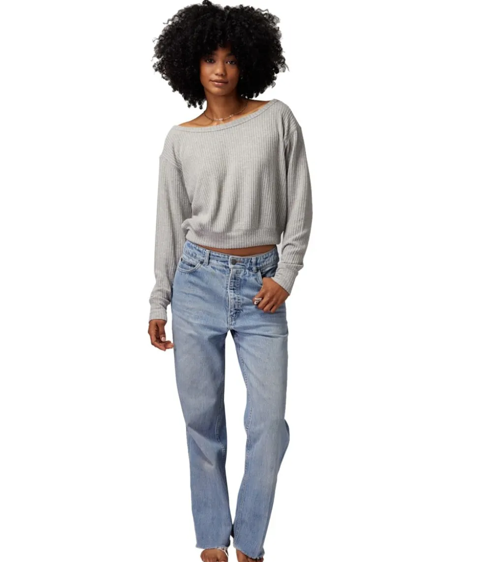 Spiritual Gangster Ballet Rib Banded Hem Vida