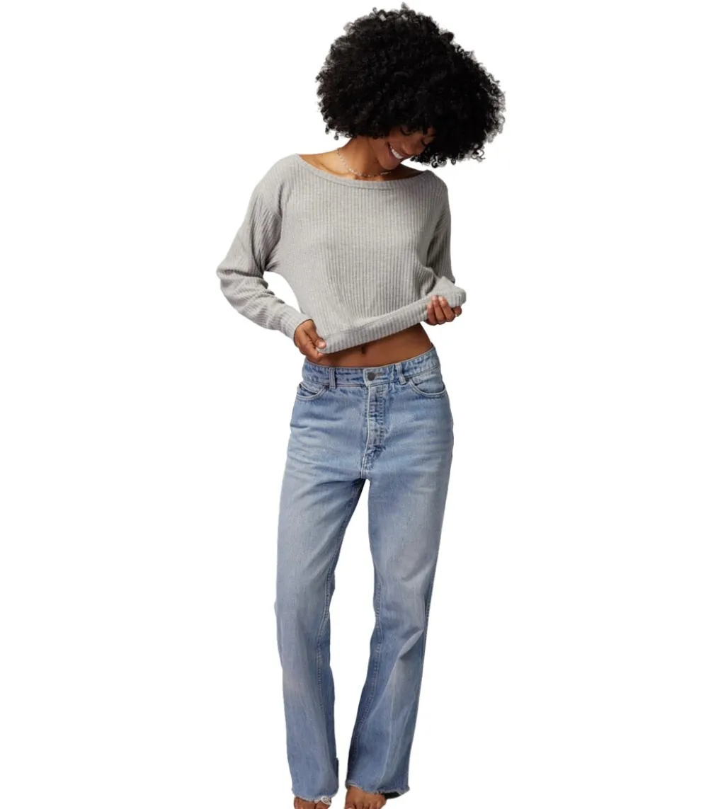 Spiritual Gangster Ballet Rib Banded Hem Vida