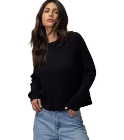 Spiritual Gangster Chenille Raglan Crew Sweater