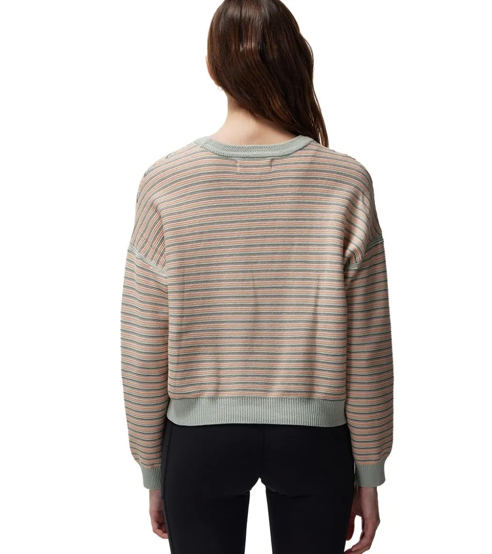 Spiritual Gangster Cotton Gemma Easy Crew Sweater