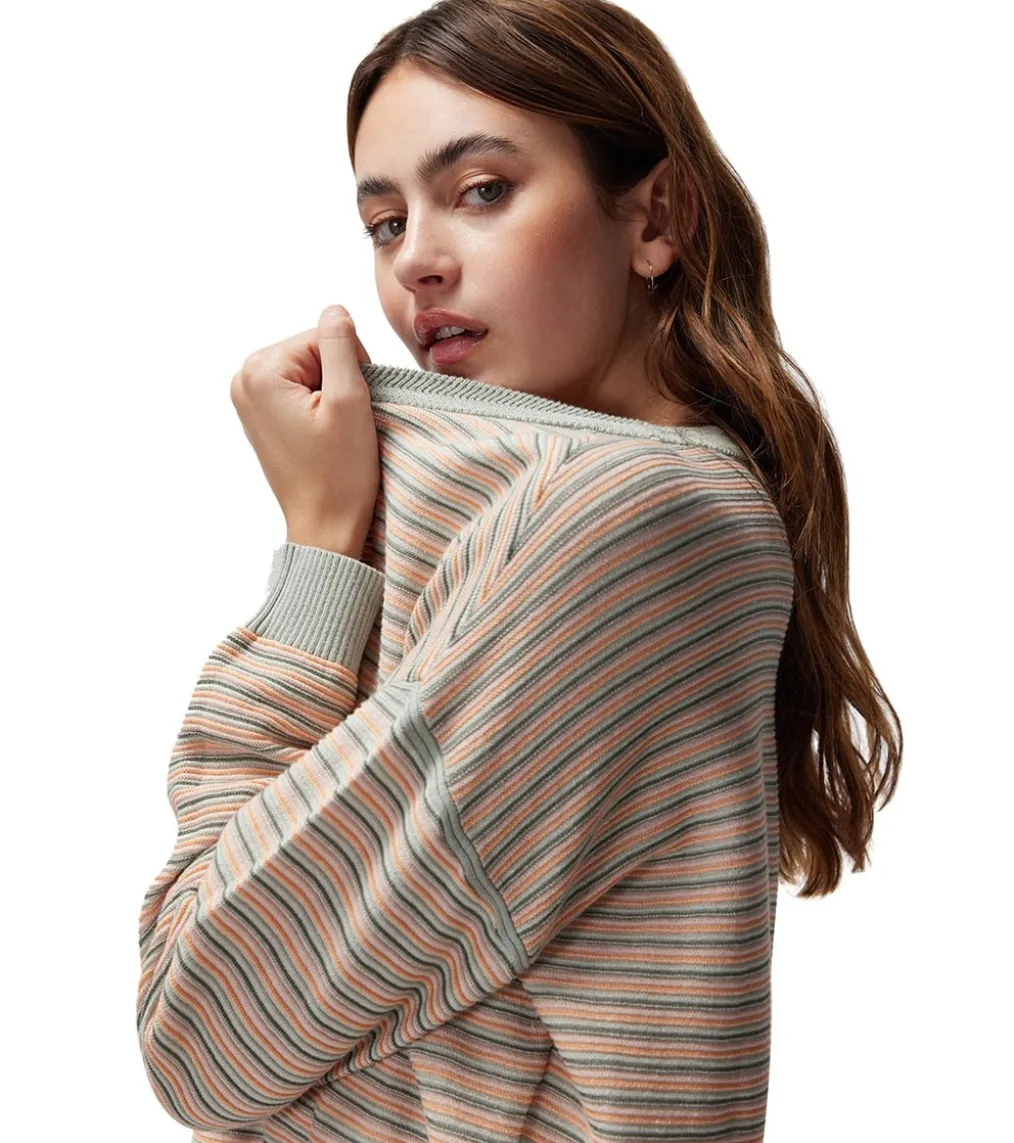 Spiritual Gangster Cotton Gemma Easy Crew Sweater