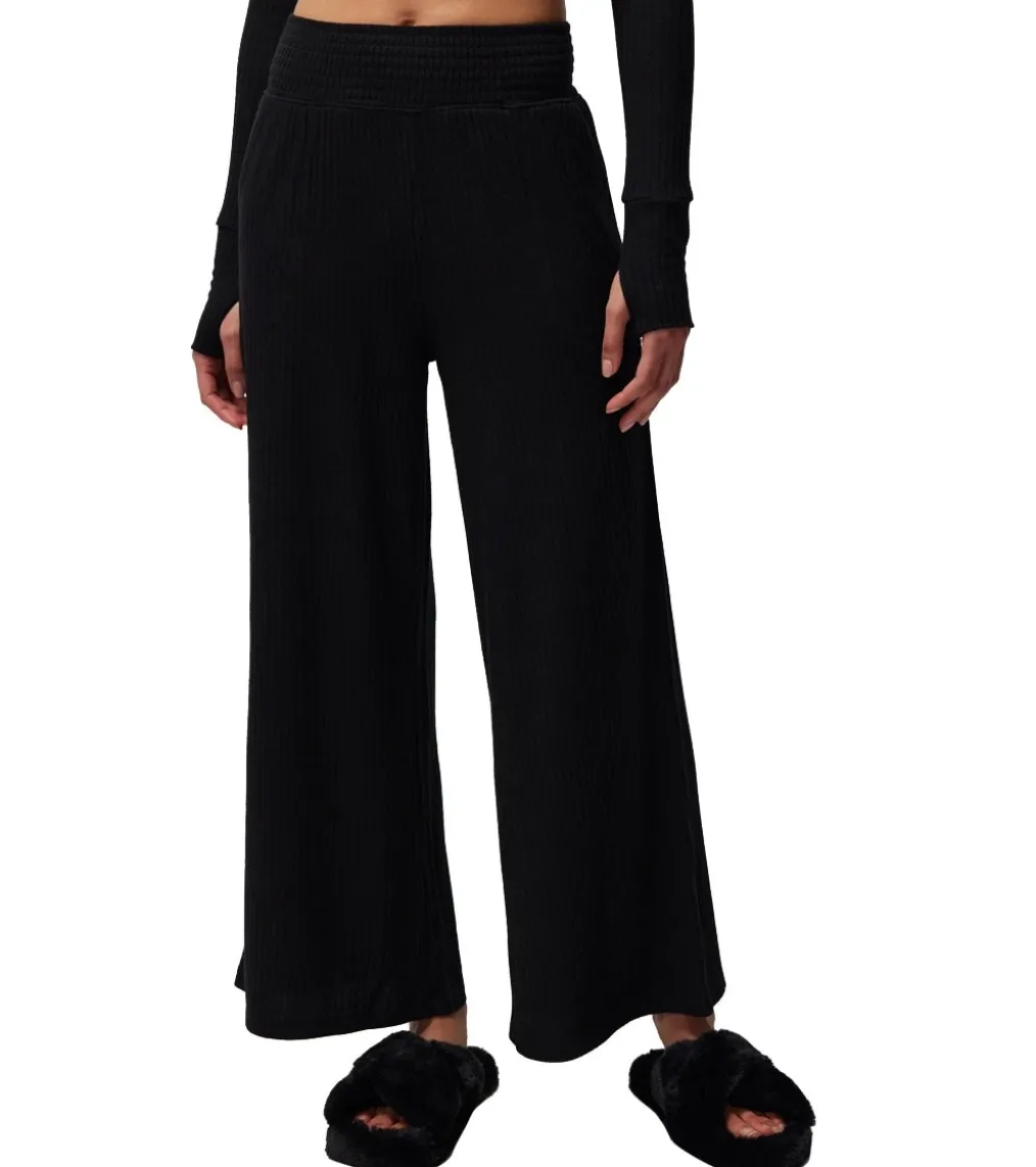 Spiritual Gangster Harmony Rib Wide Leg Pant
