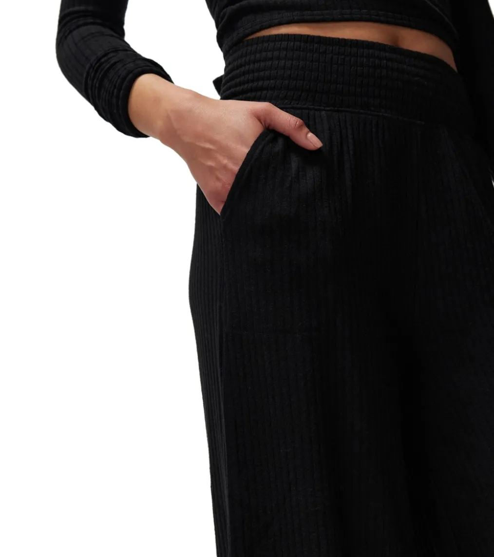 Spiritual Gangster Harmony Rib Wide Leg Pant