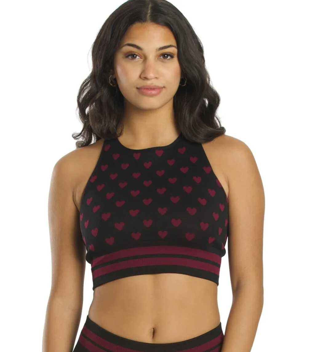 Spiritual Gangster High Neck Jacquard Bra