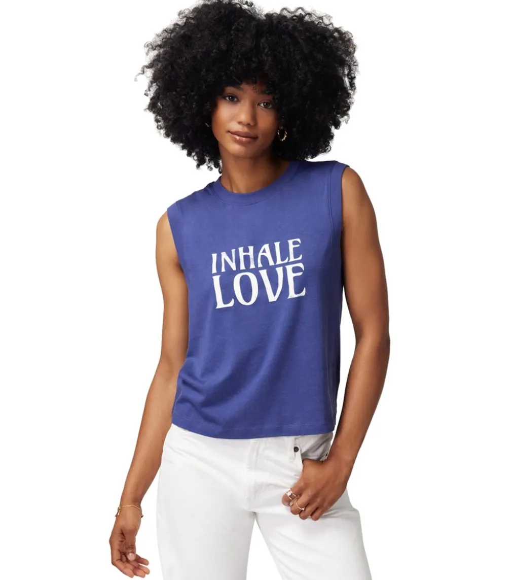 Spiritual Gangster Inhale Love Irina Muscle Tank