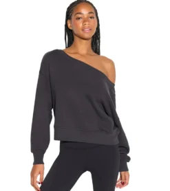 Spiritual Gangster La Vida Off Shoulder Long Sleeve