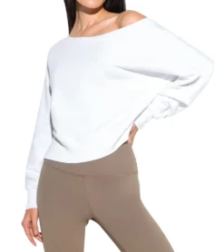 Spiritual Gangster La Vida Off Shoulder Long Sleeve