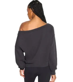 Spiritual Gangster La Vida Off Shoulder Long Sleeve