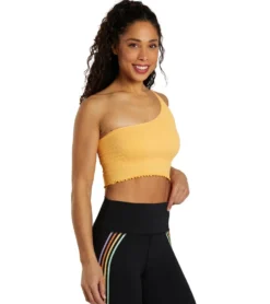 Spiritual Gangster Luna One Shoulder Seamless Tank
