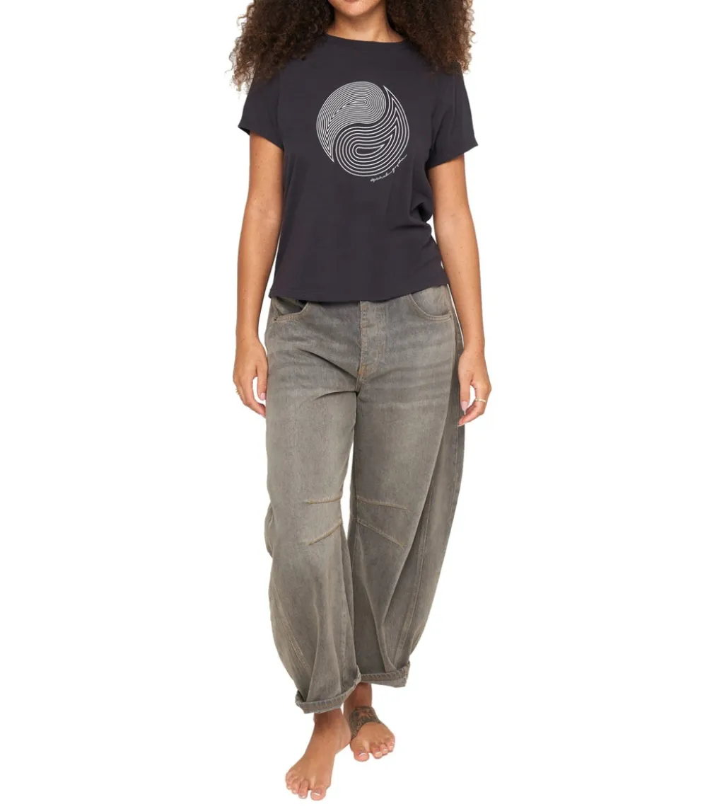 Spiritual Gangster New Wave Lila Short Sleeve Tee