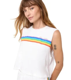 Spiritual Gangster Rays Callie Crop Tank