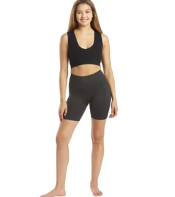 Spiritual Gangster Ribbed Metta Plunge Yoga Brami