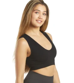 Spiritual Gangster Ribbed Metta Plunge Yoga Brami