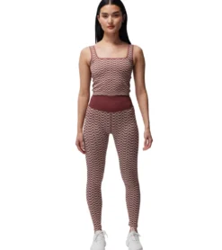 Spiritual Gangster Seamless Jacquard 7/8 Legging