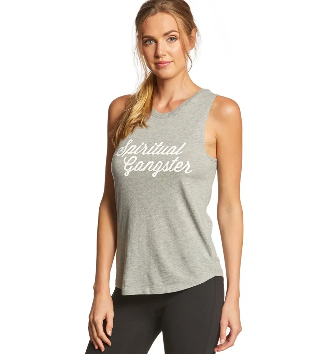 Spiritual Gangster SG Script Muscle Tank