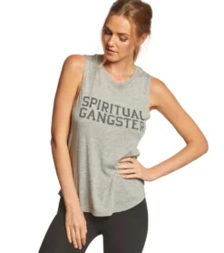 Spiritual Gangster SG Varsity Muscle Tank