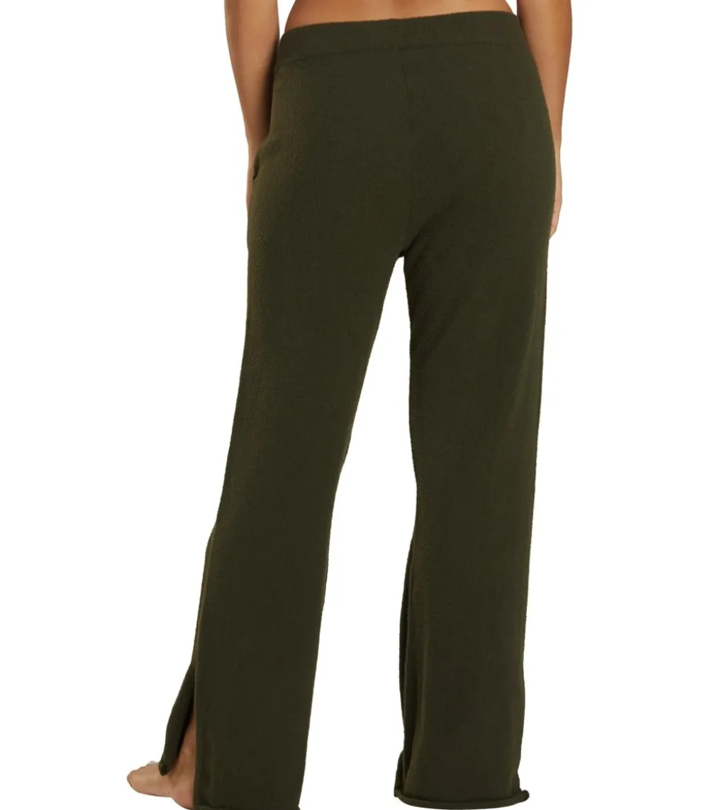 Spiritual Gangster Slim Wide Leg Chenille Pant