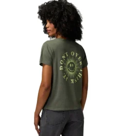 Spiritual Gangster Smiley Lila Tee