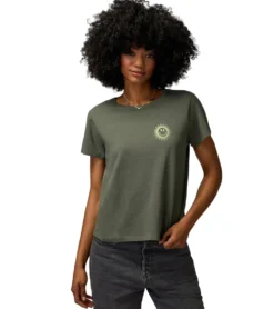 Spiritual Gangster Smiley Lila Tee