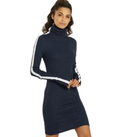 Splits 59 Jackson Rib Turtleneck Dress