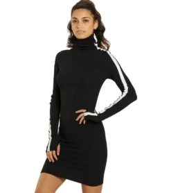 Splits 59 Jackson Rib Turtleneck Dress