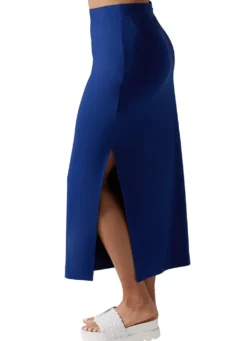 Tavi Brushed Tec Knit Midi Skirt