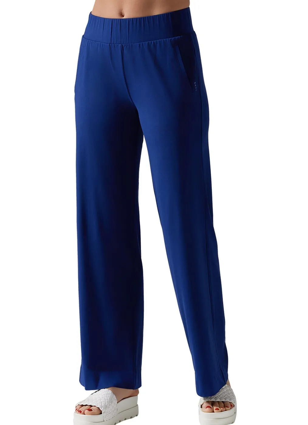 Tavi Brushed Tec Knit Wide Leg Pant