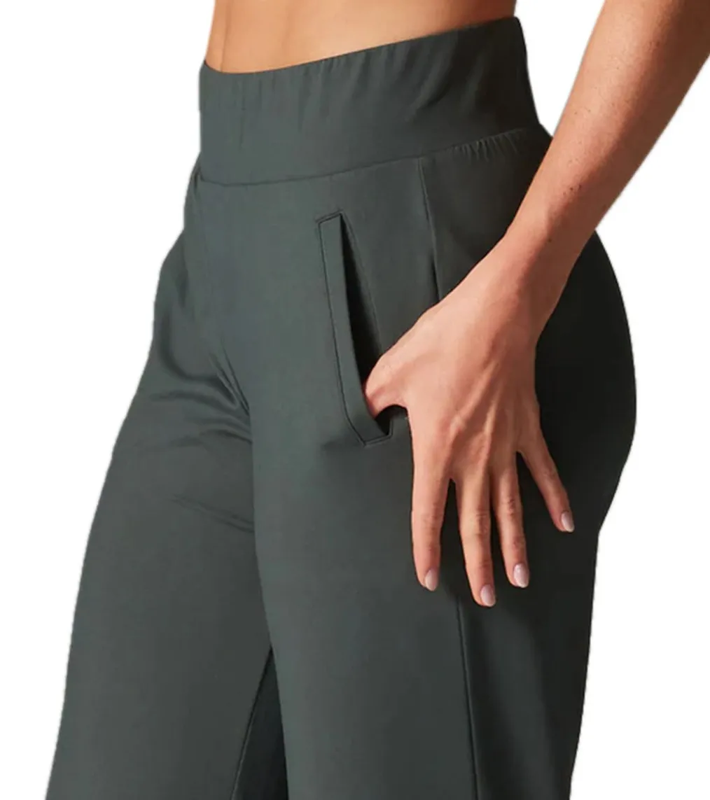 Tavi Brushed Tec Knit Wide Leg Pant