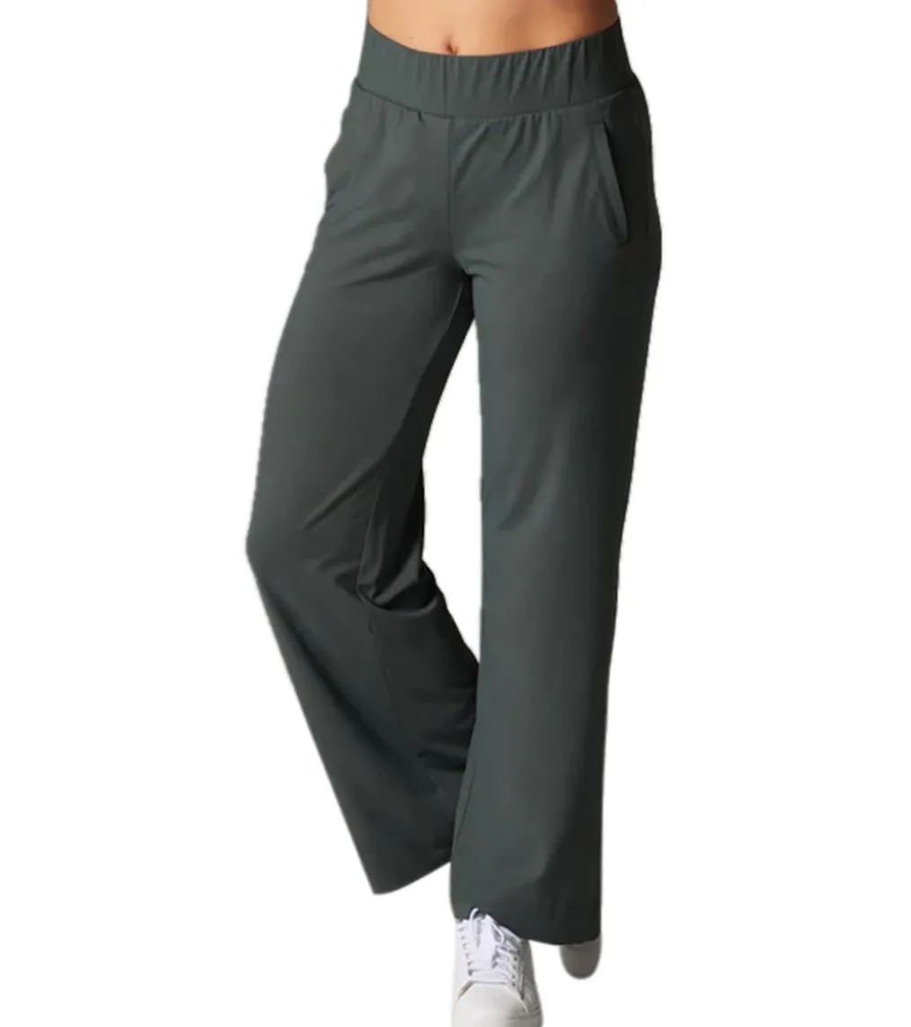 Tavi Brushed Tec Knit Wide Leg Pant